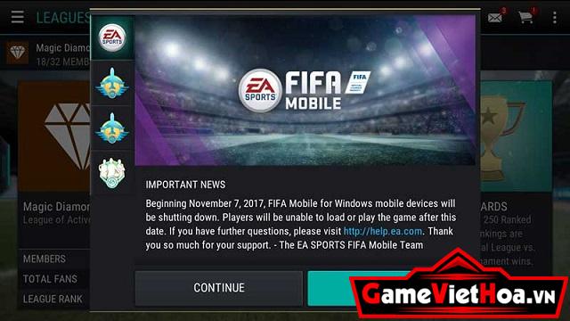 Hướng dẫn chơi fifa online 3 trên điện thoại di động Android và iOS