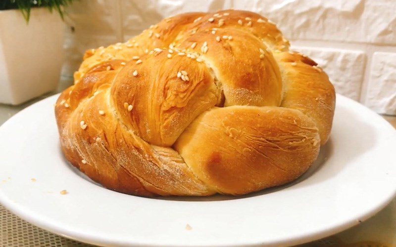 Bánh mì Hokkaido bằng nồi chiên không dầu